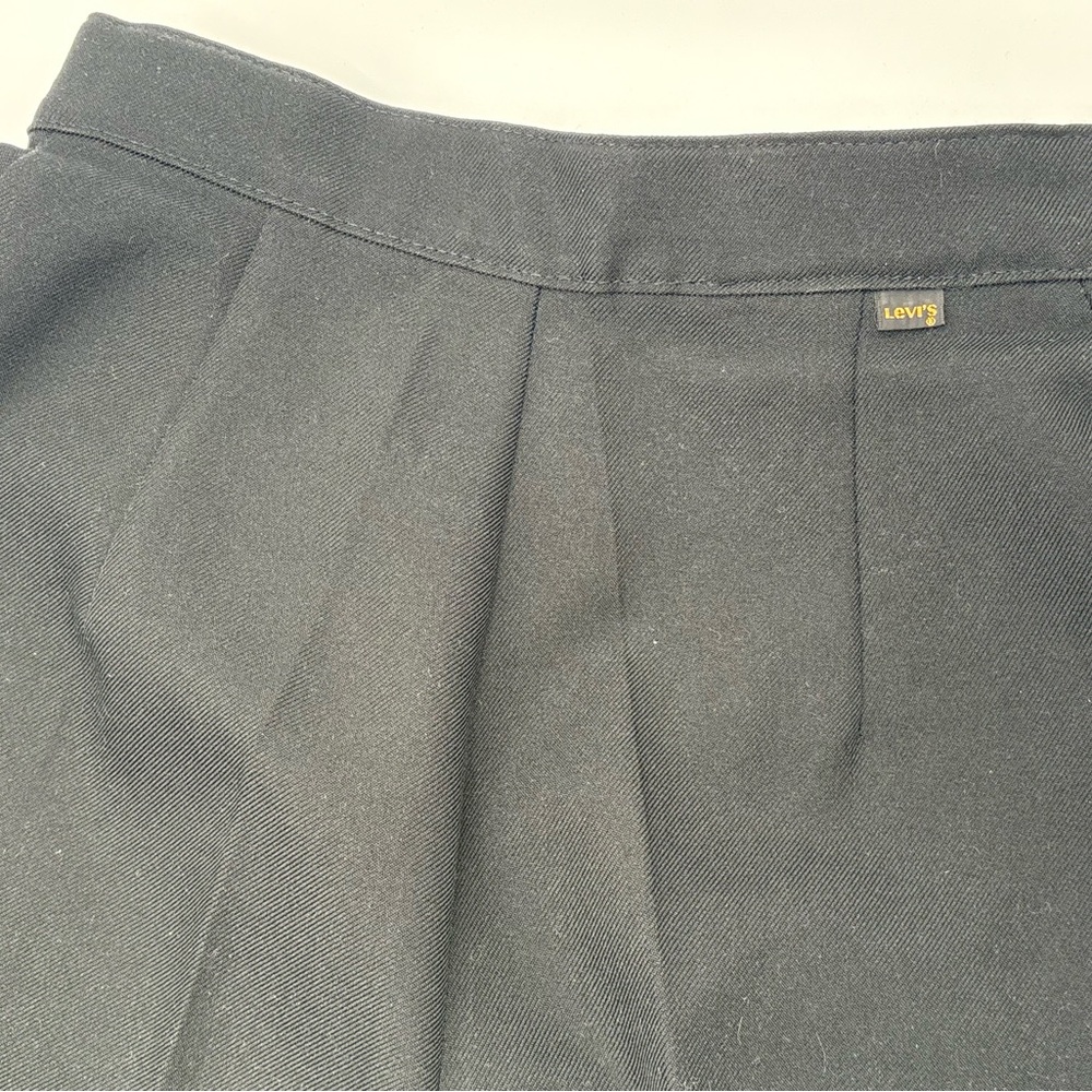 Levi’s Y2K Black High Rise Pleated Pants‎ Wide Leg Trouser Women’s - Picture 11 of 14